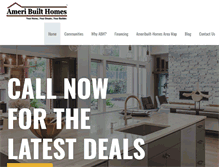 Tablet Screenshot of ameribuilt-homes.com